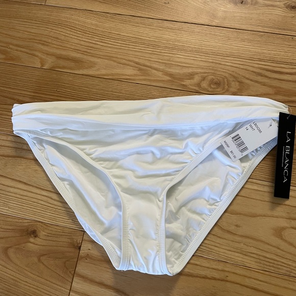 La Blanca Other - La Blanca White Bikini Bottom